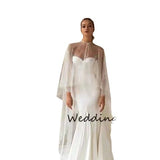 2026 New Ebay Body Solid Color Sexy Studio Light Wedding Dress HZ0517