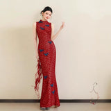 New Chinese Red Bride Morning Dress Girl Light Luxury High-End Toasting Engagement Thin Evening Dress Dress Dress Dress HZ0517