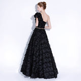 Black Evening Dress Women's 2026 New Banquet Elegance Long Annual Meeting Hosts Evening Atmosphere Dress HZ0517