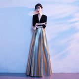 Grand Choral Performance Dress Women 2026 New Summer Dress Fashion Mode Conductor Recitation Poetry Host Chorus HZ0517