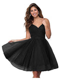 Suspension Evening Dress Sexy Temperament V-Neck Dress Tulle Classmates Party Party Banquet Performance Dress HZ0517