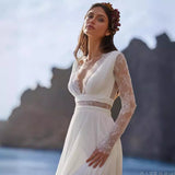 2026 Spring New Long Sleeve Small Tailings Outdoor Light Wedding Show Dress HZ0517