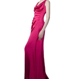 New Chinese Acetate Slingsed Dragon Fruit Color Bride Wedding Morning Robe To Thank The Banquet Temperament Toast Dress Dress Skirt HZ0517