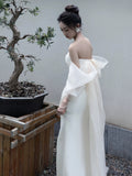 New Chinese Morning Robe 2026 Spring New Engagement Party Feeling Simple Fairy Temperament Travel Yarn HZ0517