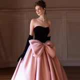 Pink Evening Dress 2026 New French-Flavic Engagement Banquet Hosts Birthday Dress Graduation Dress HZ0517