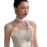 French Morning Robe Light Wedding Dress Light Luxury Small Card Engagement Evening Dress Bride Out Of The Pavilion Toast Dress HZ0517