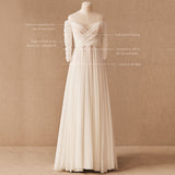 French Retro Light Wedding Dress Bride Shoulder Temperament Lightweight Outdoor Church Super Fairy Simple Go Out Yarn HZ0517