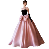 Pink Evening Dress 2026 New French-Flavic Engagement Banquet Hosts Birthday Dress Graduation Dress HZ0517