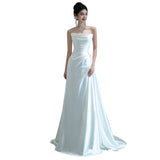 French Simple Tset-Smeared And Light Wedding Dress Bridal Fauct Bridal Fauct Lintern HZ0517