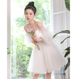 White French Certificate Registration Evening Dress Dress Dress Dress Short Little Man Daily Birthday Princess Dress Dress Girl HZ0517