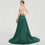 Sexy Dew Evening Dress 2026 New Densiness Shoulder With Open Fork Ball Dress HZ0517