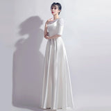 Choral Performance Costume Women's Dress 2026 New Choir Costume In The Elderly Adult Dress National Day Performance Dress HZ0517