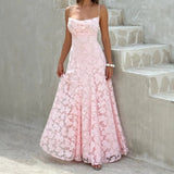 2026 Summer New Sexy Sling Temperament Long-Term Show Prom Evening Dress Dress HZ0517