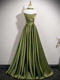 Green Evening Dress Women's 2026 New Senior Sensational Host Banquet With High-End Light Luxury Adult Gift HZ0517