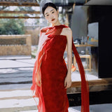 New Chinese Morning Gown Adult Wedding Dress Wedding Dress 2025 New Bride Wedding Toast HZ0517