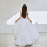 Yun Mengyuan Dance Music Series Wedding Dress 2026 Spring New Smear Sexy Poncho Show Travel Shoot Light Wedding Dress HZ0517