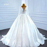 Wedding Dress 2026 New Slim Punt Skirt Tug-Tail Wedding Dress Large-Size Silk And Satin Handmade Pearl HZ0517