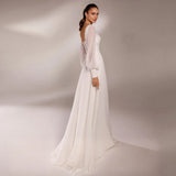 Drag-Tailed Light Wedding Dress 2026 New White Engagement Small French Retro Thin Temperament Evening Dress HZ0517