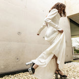 Trend Banquet Evening Dress 2026 Spring New French Received Skinny V-Neck Banquet Gift HZ0517