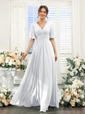 Sexy Open Fork Soft-Sin Banquet Evening Dress Woman 2026 New Bridesmaid Dress HZ0517