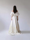 Mori Dress White Lace Outdoor Shoulder Robe Female Bride Light Wedding Shoulder Shoulder Pat Certificate Dress HZ0517