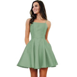 Sexy Sling Dress Short Skirt Bare Back Strap Dress Short Skirt New Dress Small Dress HZ0517