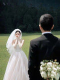 The Main Wedding Dress Woman 2026 Spring New Fairy Gas Smear Outdoor Photo Studio Simple Fashion Wedding Dress HZ0517