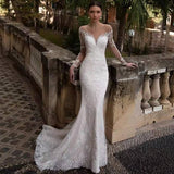 Deep V Fishtail Wedding Sexy Temperament 2026 New Dew Soft Yarn Fashion Stature Wedding Dress HZ0517
