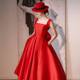 Travel Shot Light Wedding Dress Simple Mori Dress Daily Hepburn Sling 2026 New Yarn Dress HZ0517