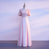 Choir Performance Suit 2026 New Pink Cane Temperament Evening Dress Long Dress Host Banquet Dress HZ0517
