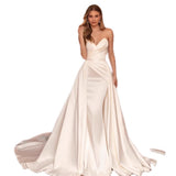 French-Style State Fishtail Wedding Dress With Simple Travel Shot Out Of The Light Wedding Dress Towel Tail Dress HZ0517
