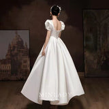 French Light Wedding Dress Bride 206 New French Dress Senior At Large Princess Engagement Dress Simple Atmosphere HZ0517