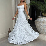2026 Spring New Sexy Sling Temperament Long-Term Show Back Ball Evening Dress Dress HZ0517