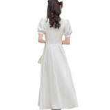 White Certificate Registration Small White Dress French Fastine Engagement Daily Can Wear Small Dress Dress Dress HZ0517