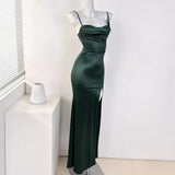 Dress 2026 New Ribbon Slings High-Opened Ass Fishtail Dress HZ0517