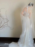 Light Wedding Dress 2026 New Lace Yarn Out Sexy Brao Fishtail Wedding Dress Exterior Light Yarn Welcome HZ0517