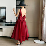 Small Dress Woman 2026 New Banquet Temperament Hepburn Style Party Temperament Elegant Thin Dress HZ0517
