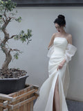 New Chinese Morning Robe 2026 Spring New Engagement Party Feeling Simple Fairy Temperament Travel Yarn HZ0517