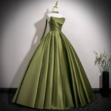Green Evening Dress Women's 2026 New Senior Sensational Host Banquet With High-End Light Luxury Adult Gift HZ0517