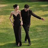 The New Studio Theme Black Slings Live On The Exterior Of The Couple Photo Dress Girl Style Wedding Photography Suit HZ0517