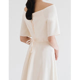 2026 Spring New Princess French Light Wedding Dress Wedding Dress Simple Travel Film Family Shoulder Yarn Woman HZ0517