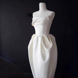 Brasing Light Wedding Bridal Temperament Niche High-End Feeld Set Of High-End Light Luxury French Evening Dress HZ0517