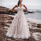 Shoulder Wedding Dress Woman 2025 New Lace Large-Size Fashion Retro Round Collar Small Tail Bride HZ0517