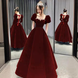 A Toasting Dress Bridal Atmospheric Red Fashion Evening Dress Women Summer Wedding Engagement Usually Wear A Small Elegant HZ0517