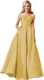 Wish-Shouldered Stew Formal Dress 2026 New Simple Shoulder Multi-Color Evening Dress Dress HZ0517