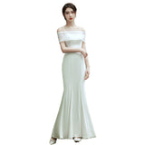 Travel Shot Wedding Dress Simple Ribbon Wedding Fairy Daily Small Simple Dress HZ0517