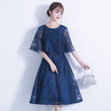 Banquet Small Dress Dress 2026 Tibetan Blue Elegant Dress Daily Travel Shot Can Wear Small Dress HZ0517