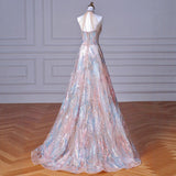 Hang Neck Evening Dress High-End Light Luxury Niche 2026 New Squin Senior Feeling Host Annual Dress Dress Woman HZ0517