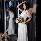 French Dress Women 2026 Spring New Banquet Temperament In The Long And Generous Daily Dress HZ0517