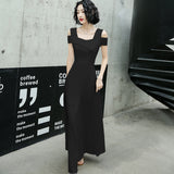 Evening Dress 2026 New Summer Temperament Long Banquet Light Luxury Niche White Dress HZ0517